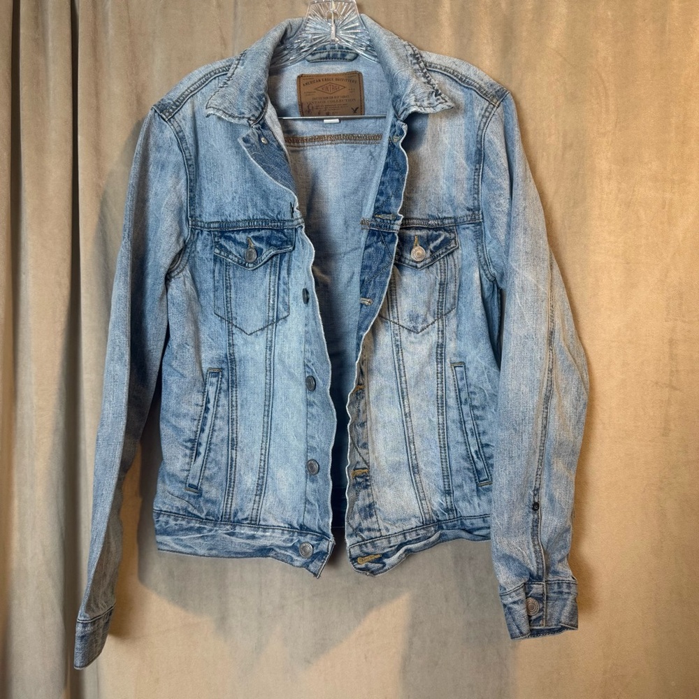 American Eagle Outfitters Vintage Denim ‎ Blue Jean Jacket Y2K Men’s S Womens M